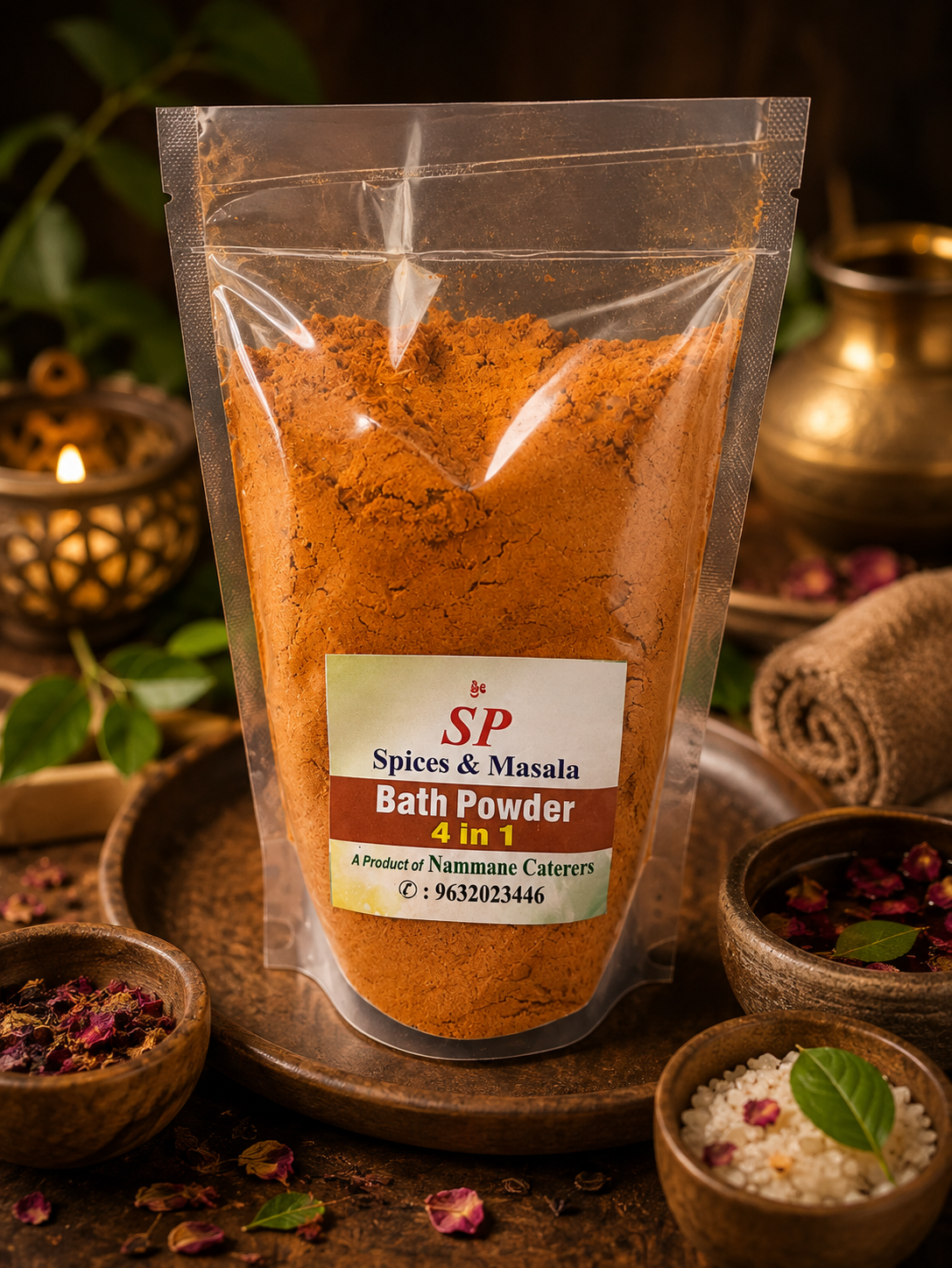 SP Spices & Masala Bath Powder 4 in 1 pouch