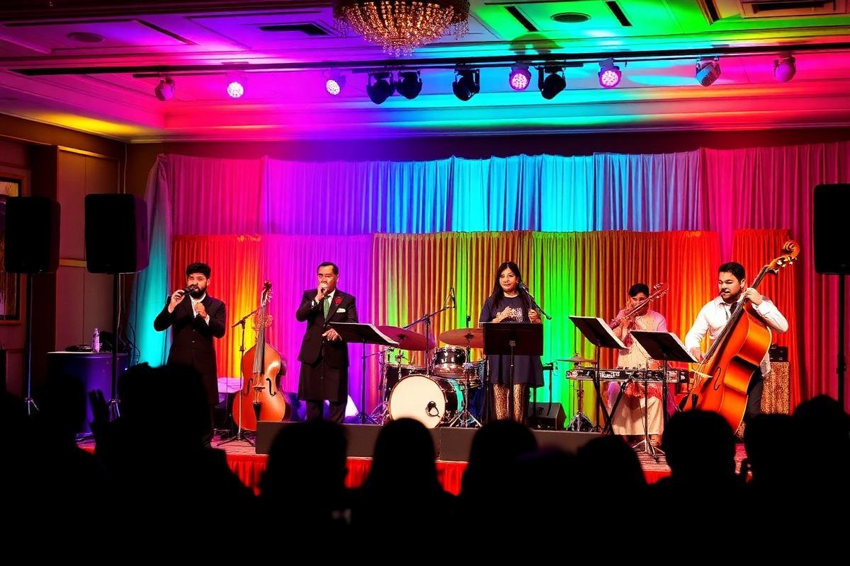 Live orchestra and musical performance